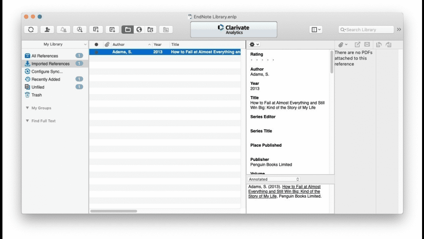 Free download endnote for macbook pro